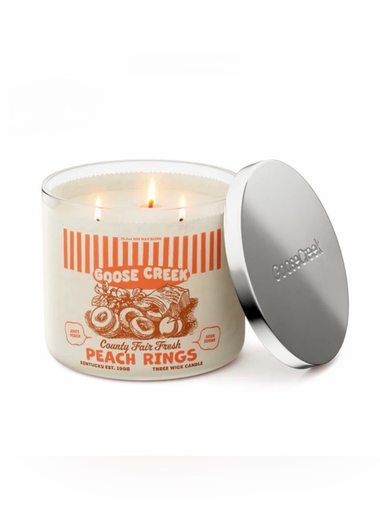 Goose Creek Other - Goose Creek Peach Rings 3-Wick Candle